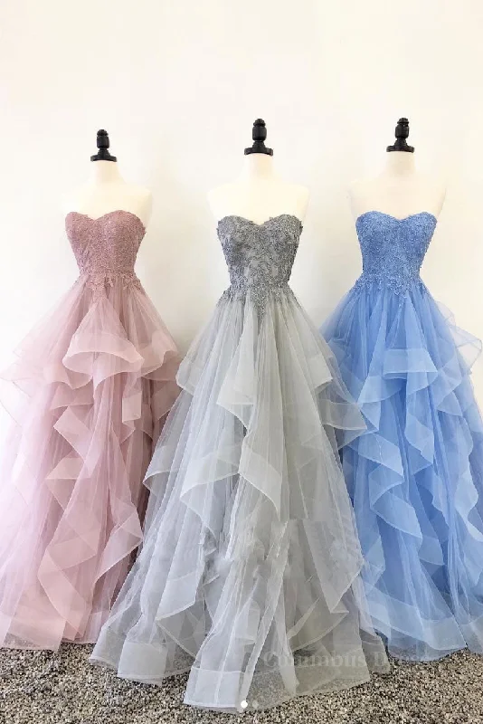 Hot Deal Elegant sweetheart tulle lace long Corset Prom dress tulle Corset Formal dress outfit Hot Deal Elegant sweetheart tulle lace long Corset Prom dress tulle Corset Formal dress outfit