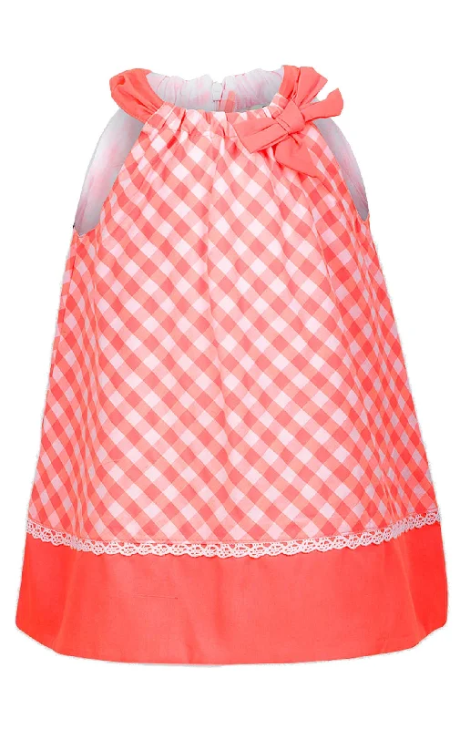 Exclusive Savings Lily & Lola Girls Bow Detail Crochet Trim Smock Dress 1 to 4 Years Exclusive Savings Lily & Lola Girls Bow Detail Crochet Trim Smock Dress 1 to 4 Years