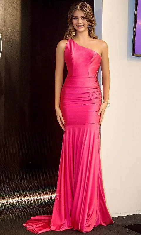 Price Blitz Portia and Scarlett PS24051X - Sleeveless One Shoulder Prom Dress