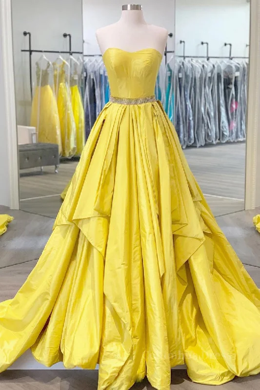 Reduced Prices Simple yellow satin long Corset Prom dress yellow evening dress outfit Reduced Prices Simple yellow satin long Corset Prom dress yellow evening dress outfit