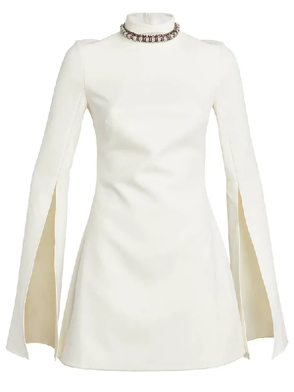 Don't Wait Chic Beaded Sleeve Dress