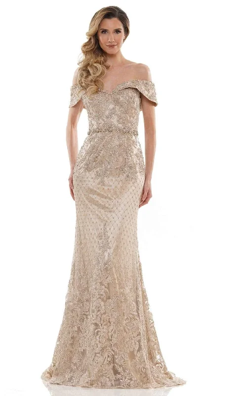 New Markdowns Marsoni by Colors - MV1122 Sweetheart Embellished Sheath Gown