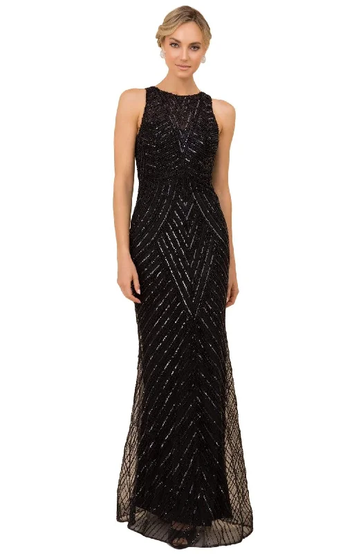 Savings Spectacular Nox Anabel - H404 Embellished Jewel Neck Sheath Dress