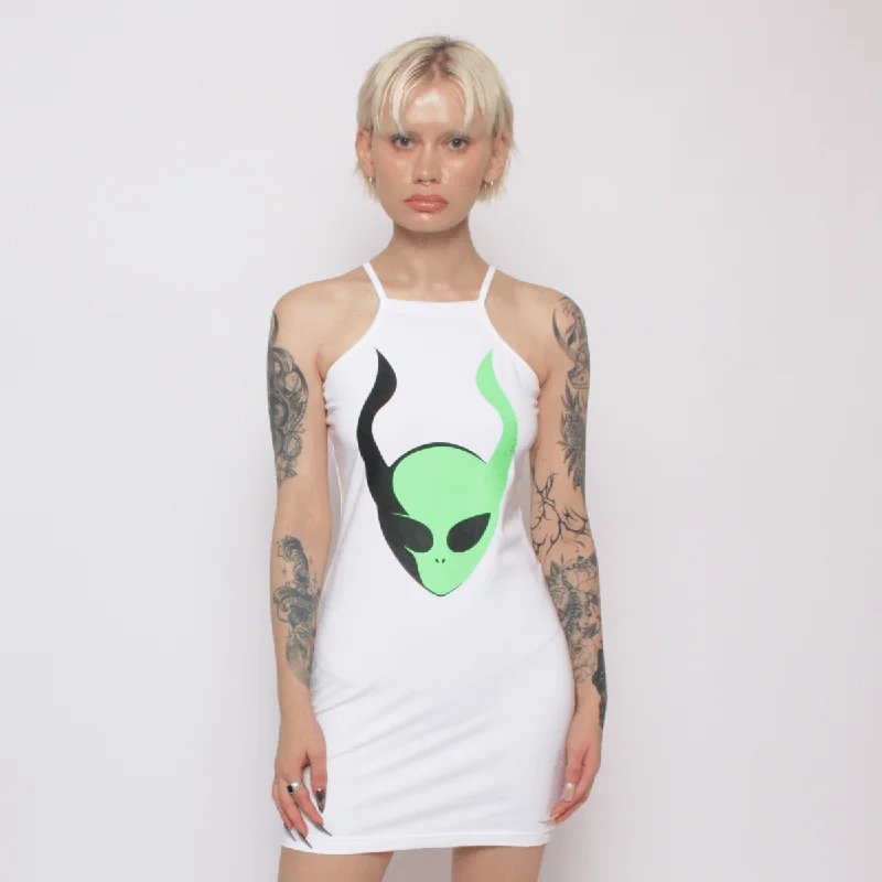 Today’s Deal INVASION TANK DRESS WHITE