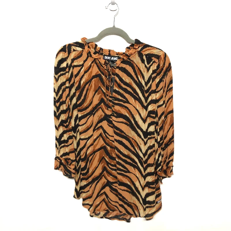 Lowest Price Blouse Long Sleeve By Dkny  Size: S