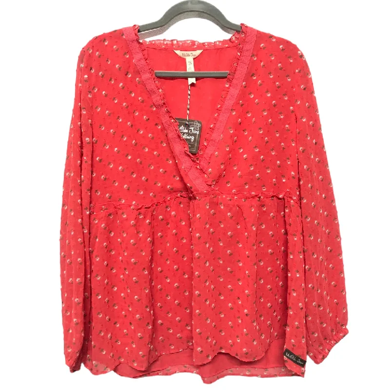 Can't Be Beat Blouse Long Sleeve By Matilda Jane  Size: M