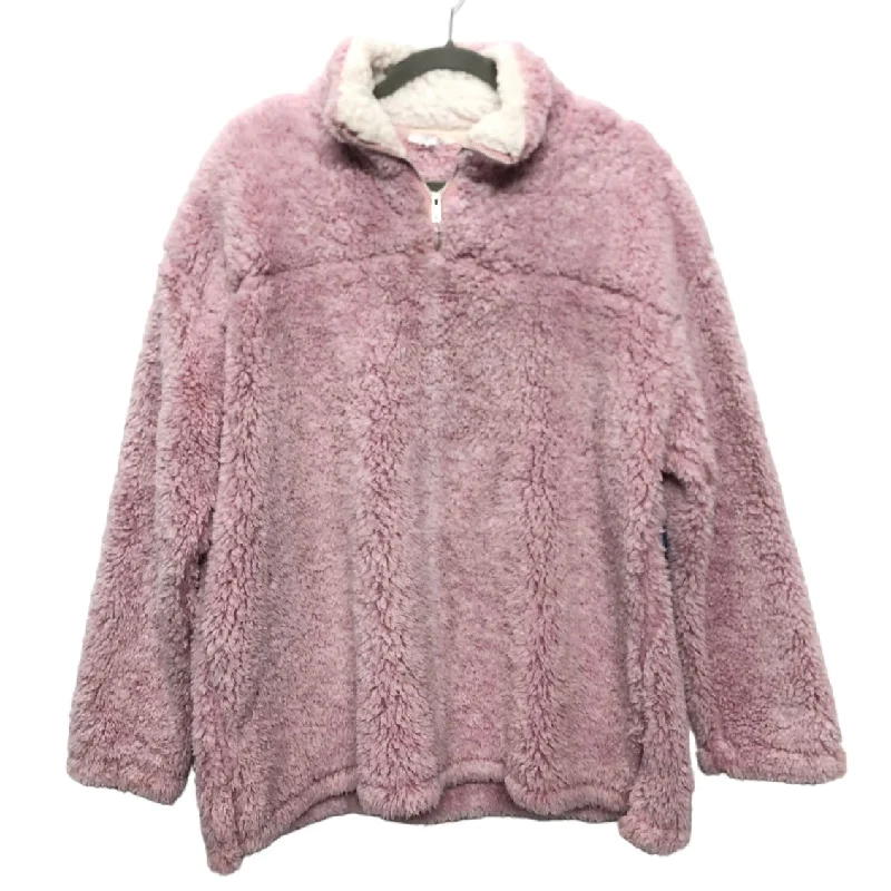 Reduced Prices Top Long Sleeve Fleece Pullover By Peach Love Cream California  Size: L