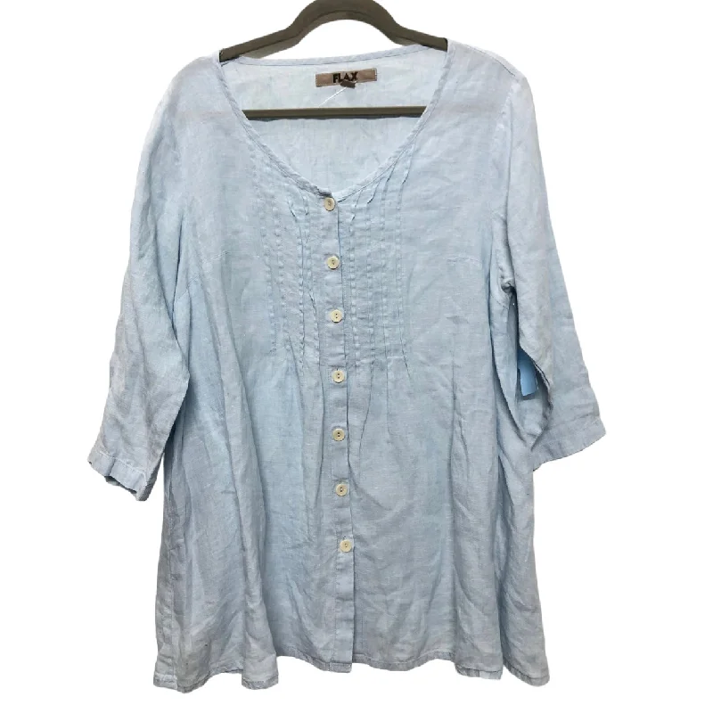 Price Rollback Tunic 3/4 Sleeve By Flax  Size: S