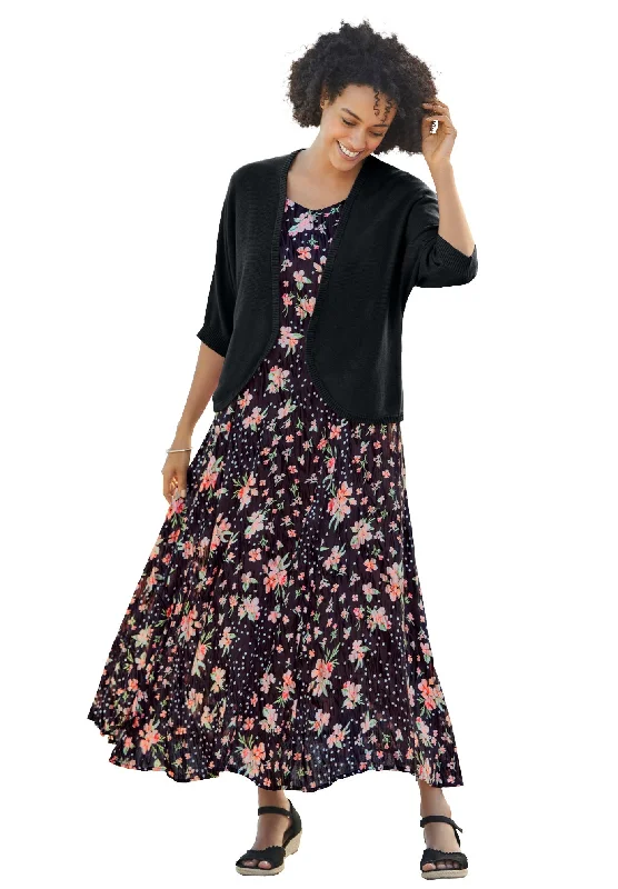 Must-Have Deals Rib Trim Cardigan Shrug