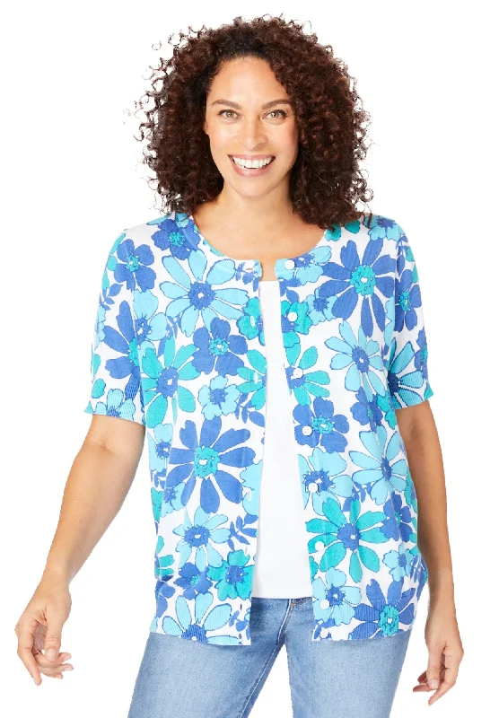Act Now Perfect Elbow-Length Sleeve Cardigan