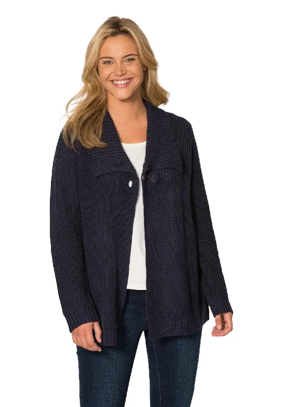 Sneak Peek Sale Shawl Collar Shaker Sweater