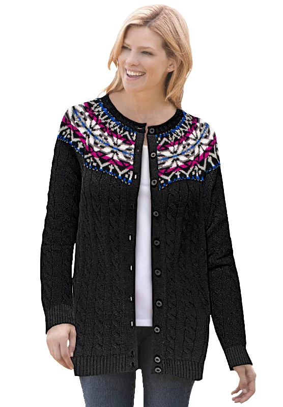 Online Exclusive Fair Isle Cardigan