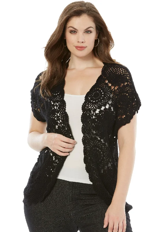 Epic Deals Medallion Crochet Cardigan