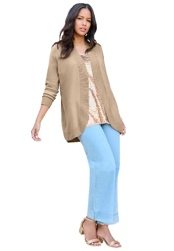 Daily Deals Open-Front Cardigan
