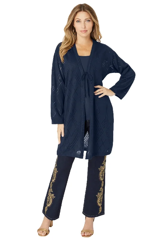 Closeout Tie-Front Cardigan