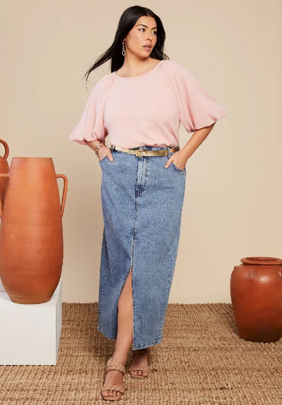 Can't Miss Raglan Puff-Sleeve Sweater