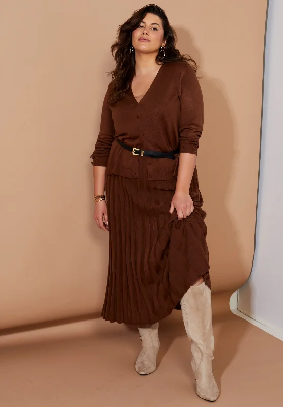 Buy Now Button-Sleeve Cardigan