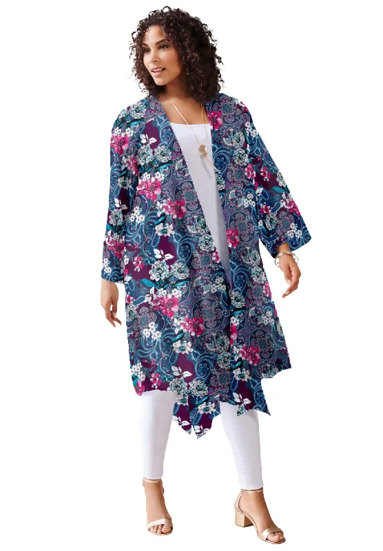 Savings Galore Hanky-Hem Kimono