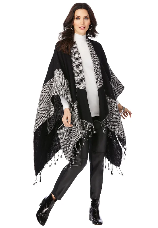 Today's Special Plaid Ruana Shawl
