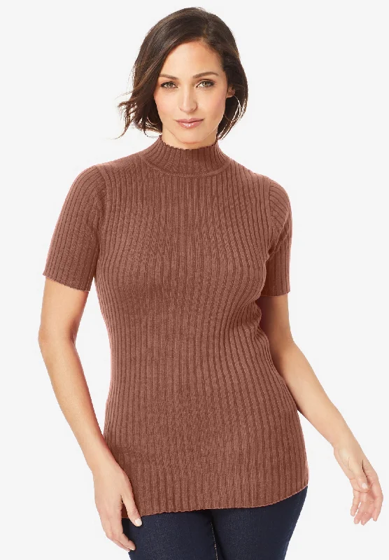 Today’s Deal Rib Mockneck Sweater
