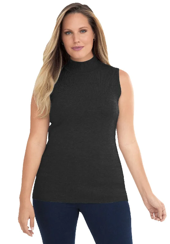 New Deals Fine Gauge Mockneck Sweater