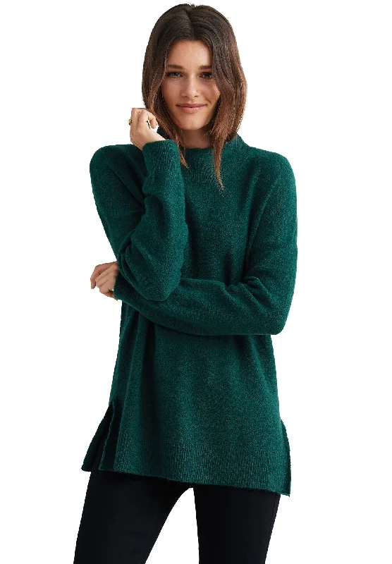 Savings Bonanza Mockneck Tunic Sweater
