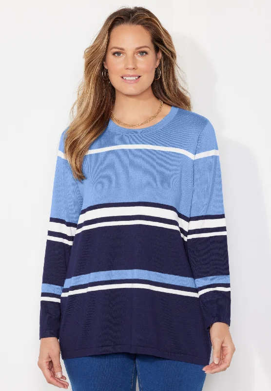 Deal Dash Liz&Me® Patterned Pullover Sweater