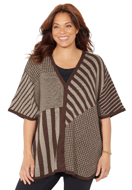 Instant Discount V-Neck Pullover Poncho