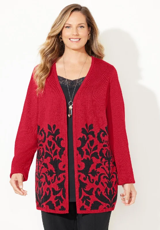 Exclusive Savings Jacquard Cardigan