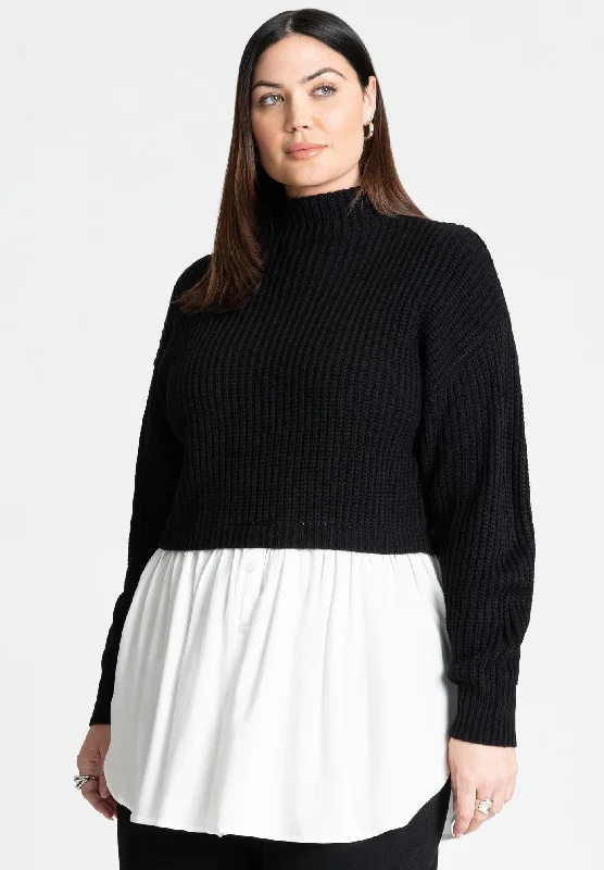 Super Bargain Twofer Skirted Sweater