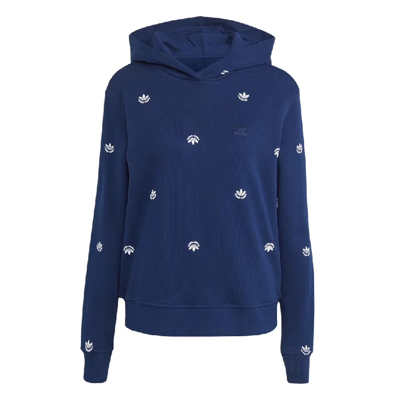 Grand Opening Sale adidas - Women's Allover Mini Crest Logo Hoodie (IJ8298)