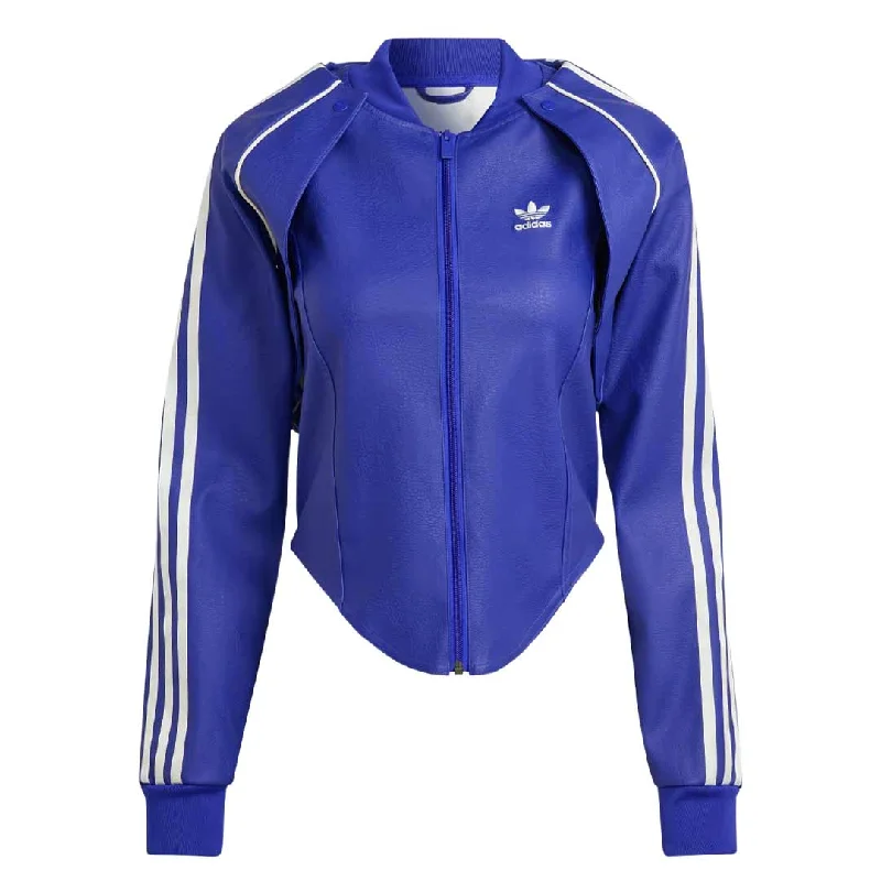 Friends and Family Sale adidas - Women's Faux Leather SST Versatile Track Jacket (IK0497)