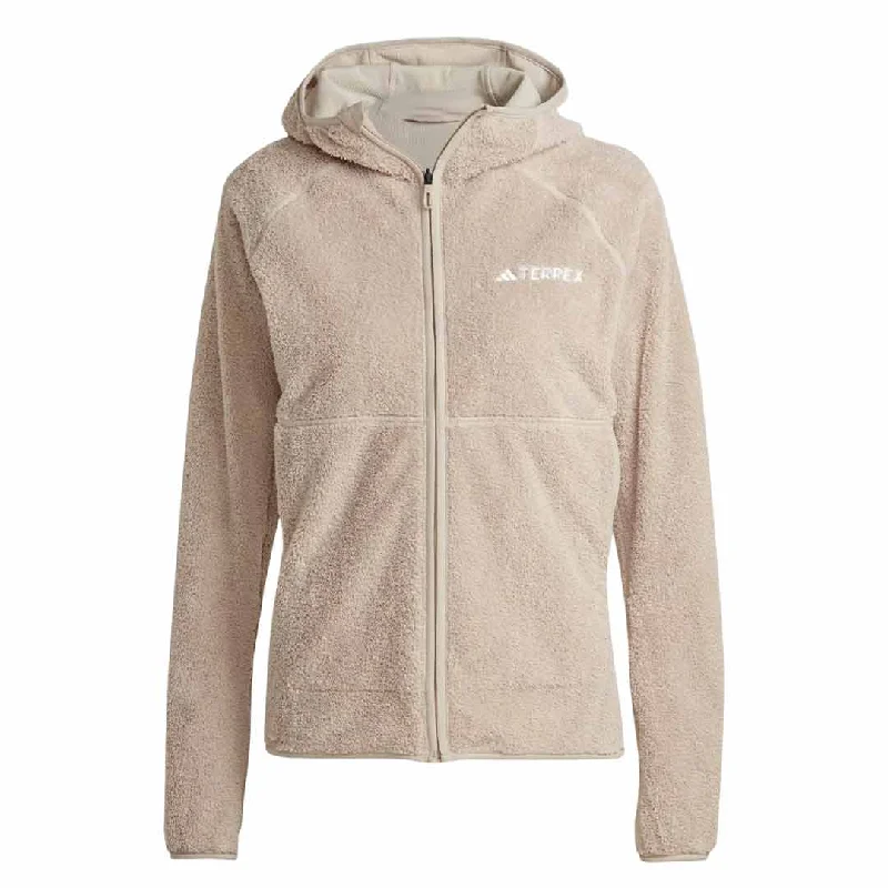 Final Clearance adidas - Women's Terrex Reversible High-Pile Full Zip Fleece Jacket (IB1862)