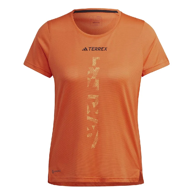 Clearance Sale adidas - Women's Terrex Agravic Trail Running T-Shirt (HT9416)