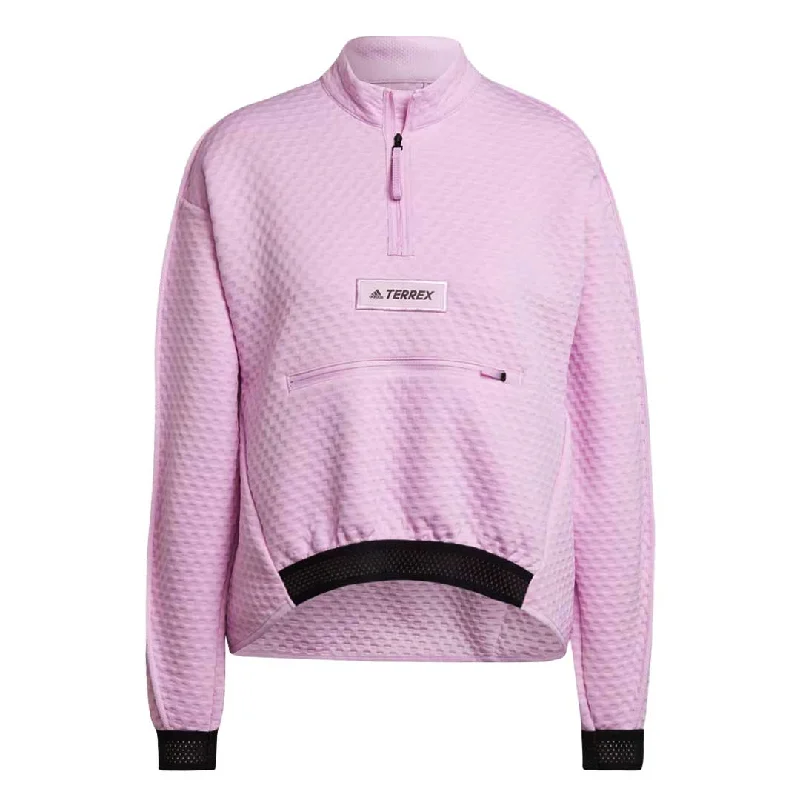 Don’t Miss Out adidas - Women's Terrex Hike 1/2 Zip Fleece Pullover (HH9276)