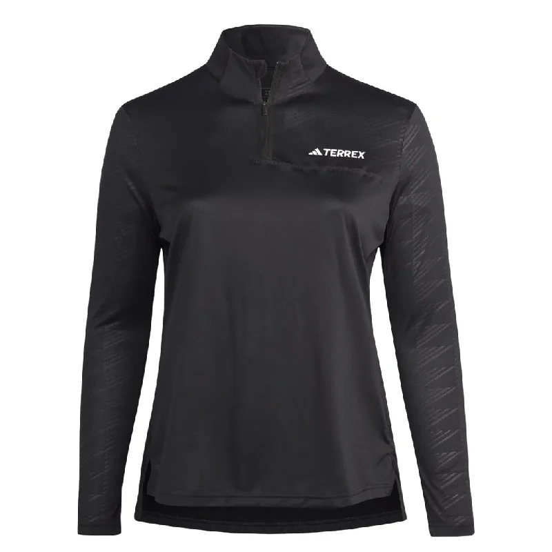 Super Bargain adidas - Women's Terrex Multi Half-Zip Long Sleeve Shirt (Plus Size) (HM3988)