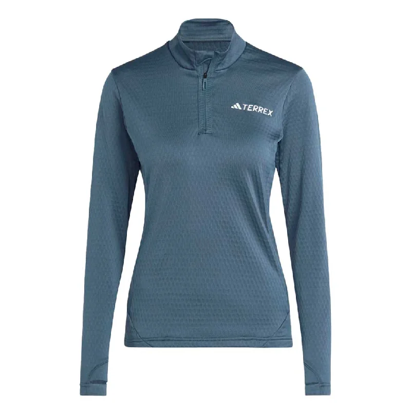 Time-Limited Offer adidas - Women's Terrex Multi Light 1/4-Zip Fleece Pullover (IB1218)
