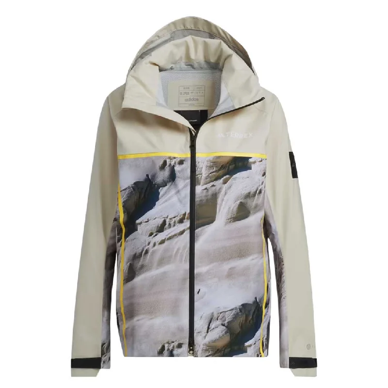 Overstock adidas - Women's Terrex National Geographic Rain.Rdy Jacket (IC1992)