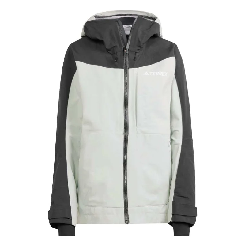 Epic Deals adidas - Women's Terrex Techrock 3L Post Consumer Rain.Rdy Jacket (IB4224)