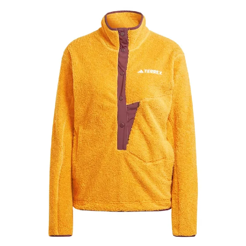 Extra Discounts adidas - Women's Terrex Xploric High Pile Fleece Pullover Sweatshirt (IB6554)