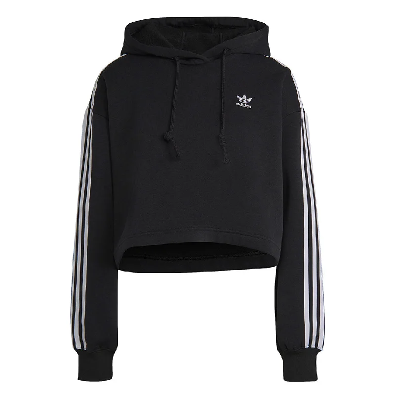 Incredible Offers adidas - Women's Trefoil Crop Hoodie (IB7388)