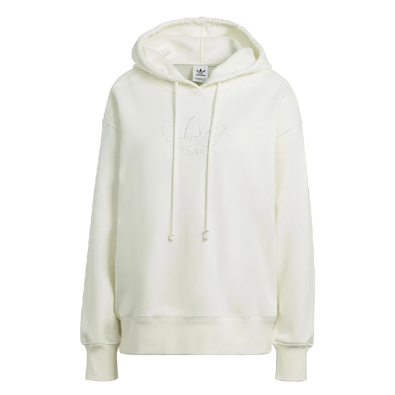 Fantastic Deals adidas - Women's Trefoil Embroidery Hoodie (HM1636)