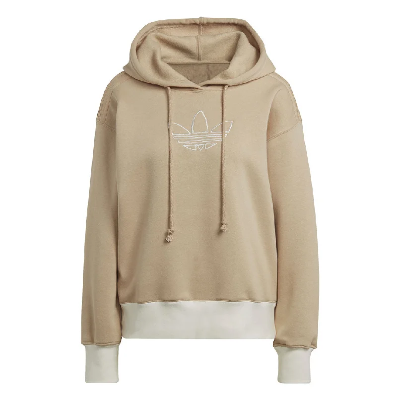 Epic Deals adidas - Women's Trefoil Graphic Embroidery Hoodie (HM1637)