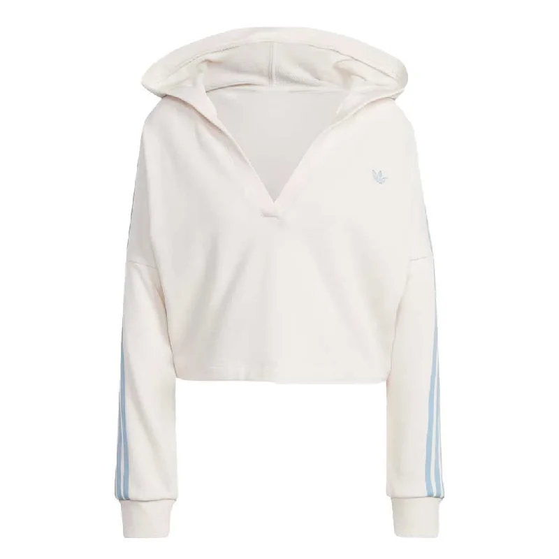 Inventory Reduction adidas - Women's V-Neck Short Hoodie (IC8521)