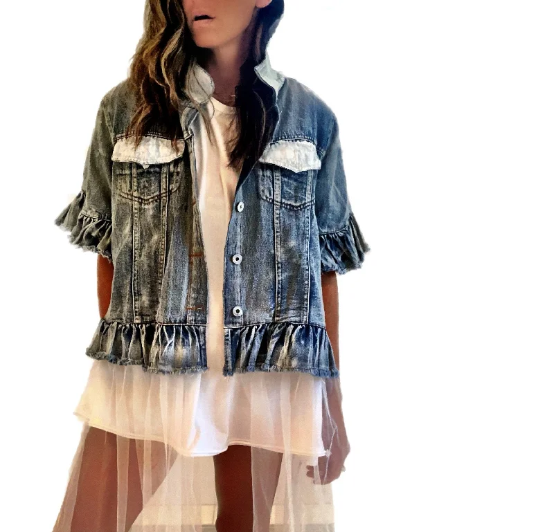 Seasonal Clearance 'ALOHA' DENIM JACKET