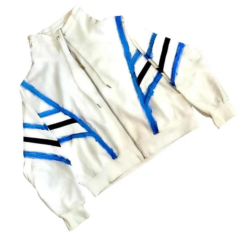 Super Savings 'APRES POOL' PAINTED SWEAT JACKET