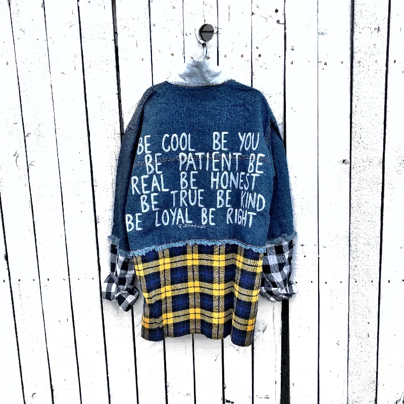 Blowout Deals 'BE COOL' DENIM JACKET