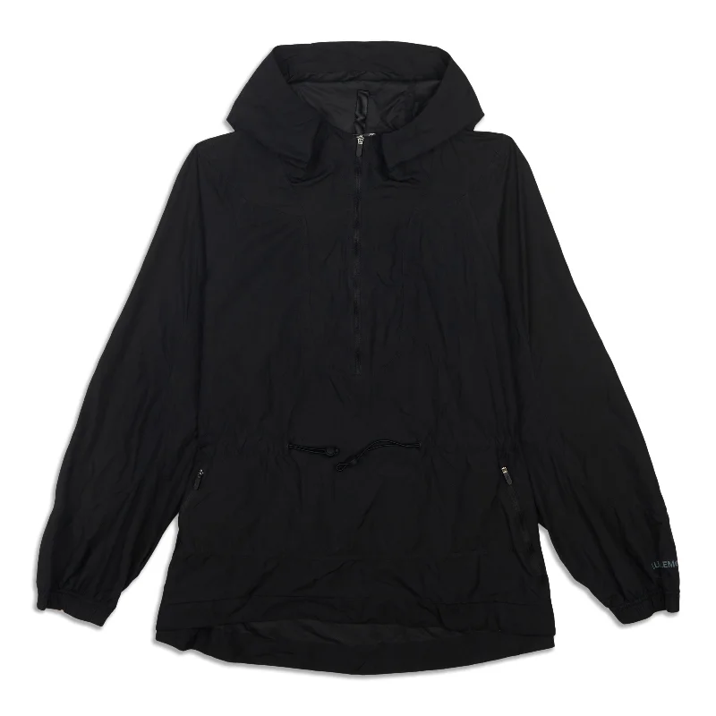 Great Deals Cinch-Waist 1/2 Zip Run Jacket - Resale