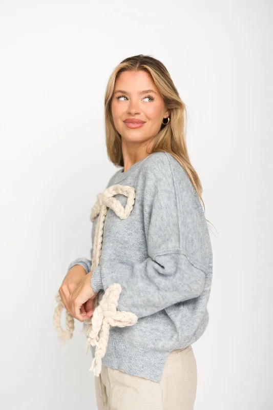 Exclusive Savings Clara Oversized Pullover Sweater in Blue