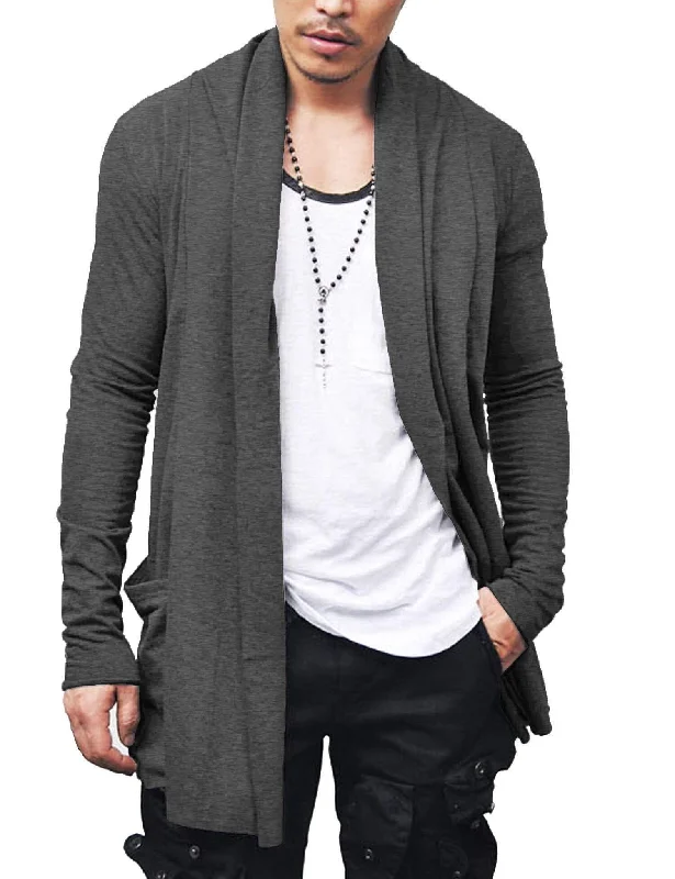 Big Discounts Ruffle Shawl Collar Knitted Cardigan (US Only)